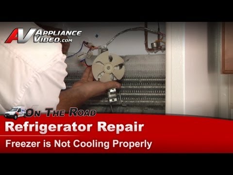Hotpoint Refrigerator Repair: Freezer Not Cooling Properly - Evaporator Fan Motor