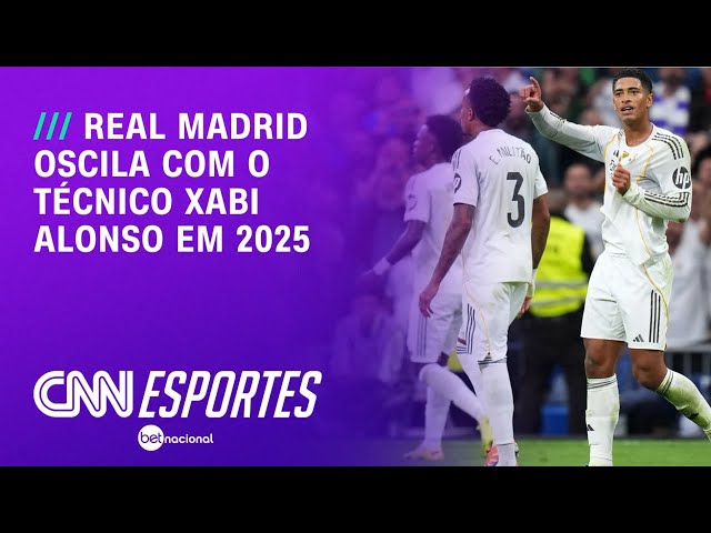Real Madrid oscila com o técnico Xabi Alonso em 2025 | LIVE CNN