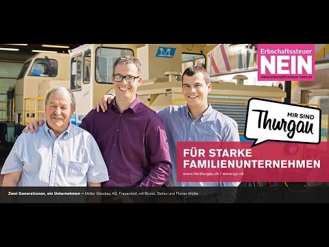 Erbschaftssteuer NEIN, Müller Gleisbau AG, Frauenfeld