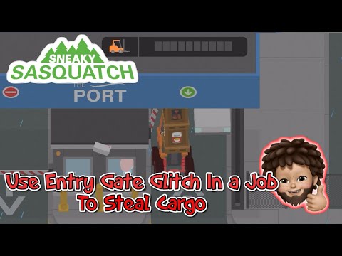 Sneaky Sasquatch - The Easiest way to steal cargo in a Job | Entry Gate Glitch