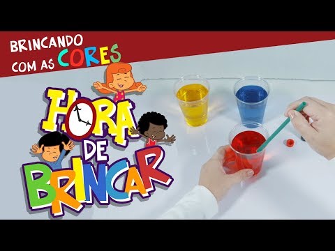 Misturando as Cores - 3 Palavrinhas - Hora de Brincar