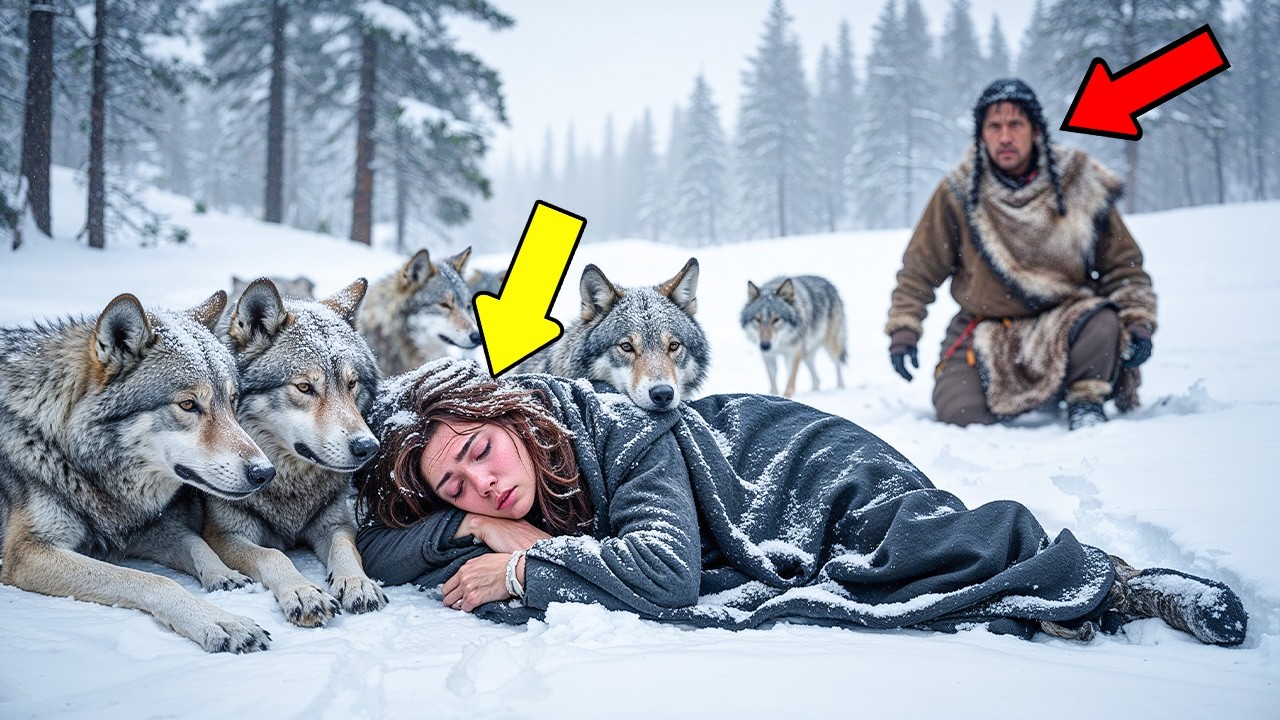She Survived the Mountain Blizzard by Sleeping Among Wolves — Until Shoshone Guide Tracked Her Pack