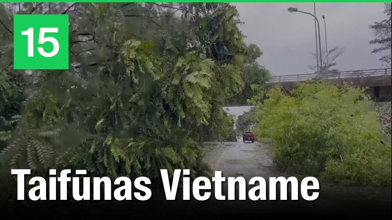Supertaifūnas siaubia Vietnamą: vanduo ir vėjas naikina miestus, pasiglemžė dešimtis žmonių