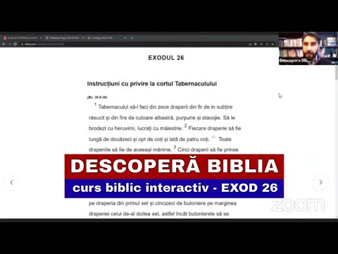 Descopera Biblia - curs interactiv - EXOD 26 - Sanctuarul