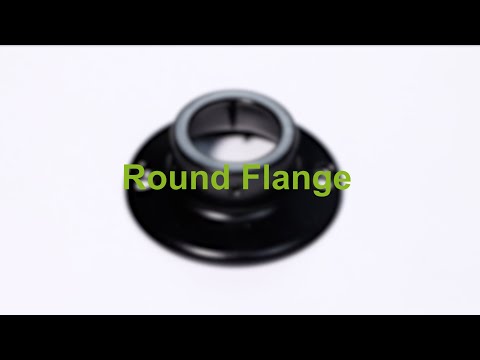 Naiture Round Flange for Shower Curtain Rod - Oil Rubbed Bronze.mp4
