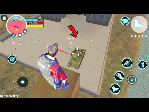 Superhero (Superhero standing firm on army base signal tower) Red Super Hero with Batman Car