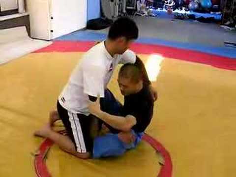 バタフライガードからの肩固め(2007-12-08)