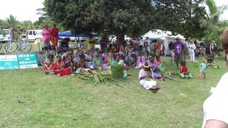 Locals Sing  in Lifou, New Caledonia