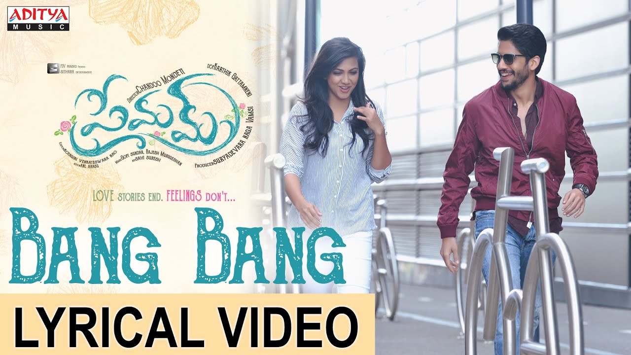 Bang Bang Lyrics  | Premam Telugu | Naga Chaitanya, Sruthi Hassan | Haricharan | Gopi Sunder