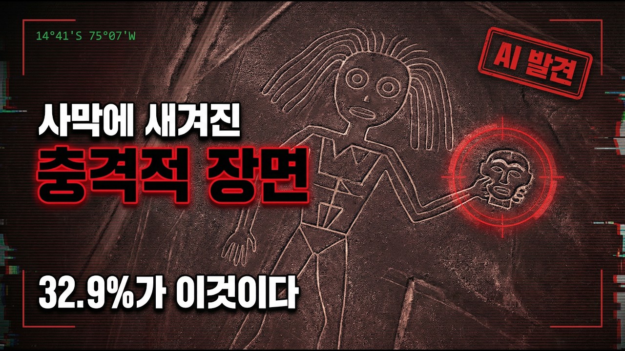32.9%가 잘린 머리였습니다 — AI가 해독한 나스카 라인의 비밀 #미스터리 #고대미스터리