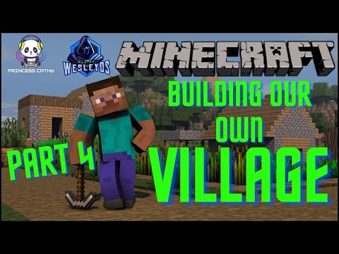 EPIC Minecraft Village Build with Princess Cathy! ๐ฐ