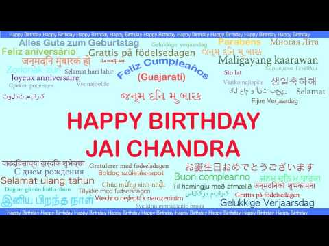 JaiChandra   Languages Idiomas - Happy Birthday