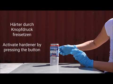 Aktivierung einer 2K-Spraydose