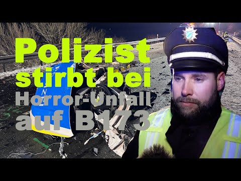 Police officer (25) dies in horrific accident on the B173 near Hof (Bavaria)