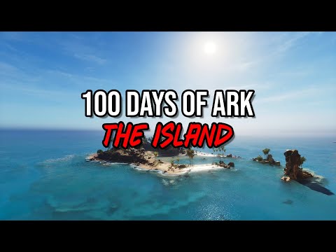 I Spent 100 Days Conquering The Island [Ark: Survival Ascended]