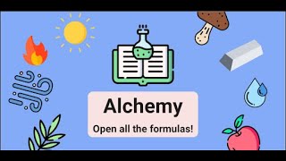 Alchemy Marge all formulas (550) in unlock order