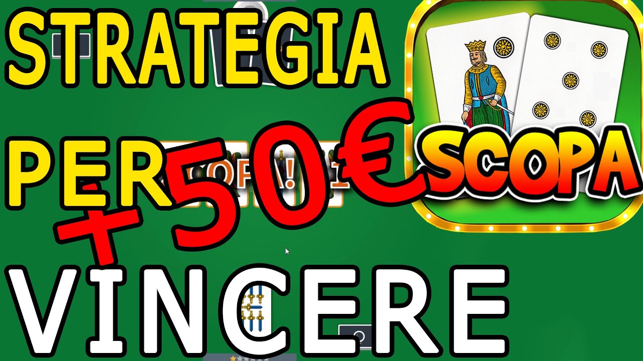 Come VINCERE a SCOPA e GUADAGNARE
