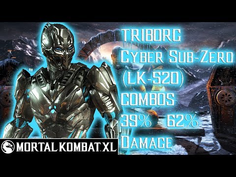 Mortal Kombat XL - Triborg (Cyber Sub-Zero (LK-52O)) Combo 39% - 62% Damage [Patch 1.14] ᴴᴰ
