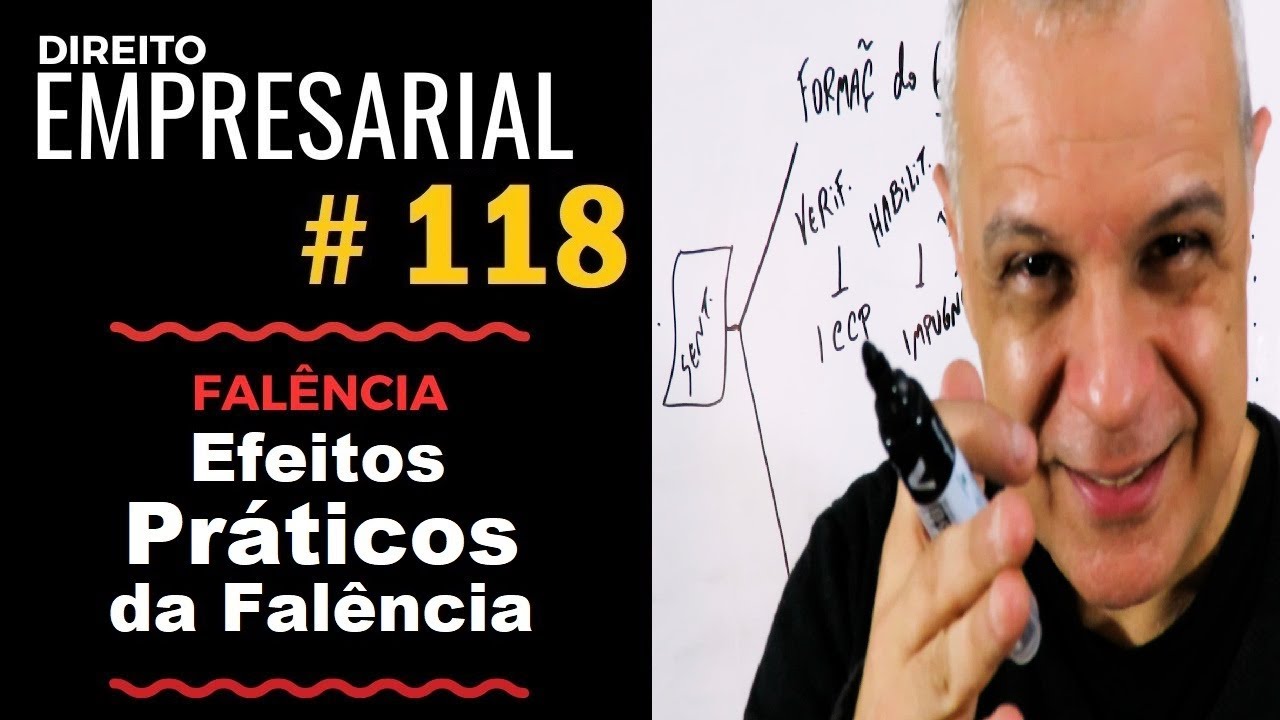 Direito Empresarial - Aula #118 - Efeitos Práticos da Falência