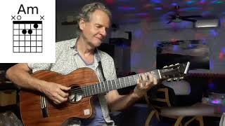 All The Young Dudes acoustic cover with chordpics Mott The Hoople