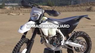 Kryty rukou/chrániče páček na motorku TXR s kovovou výztuhou, černé 