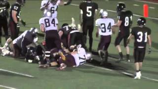 preview picture of video 'Torrington at #1 Riverton - 3A Football 9/26/14'