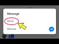 FB Messenger Me Bump Message Kya Hota Hai | Bump Message Use In Facebook Messenger 2023