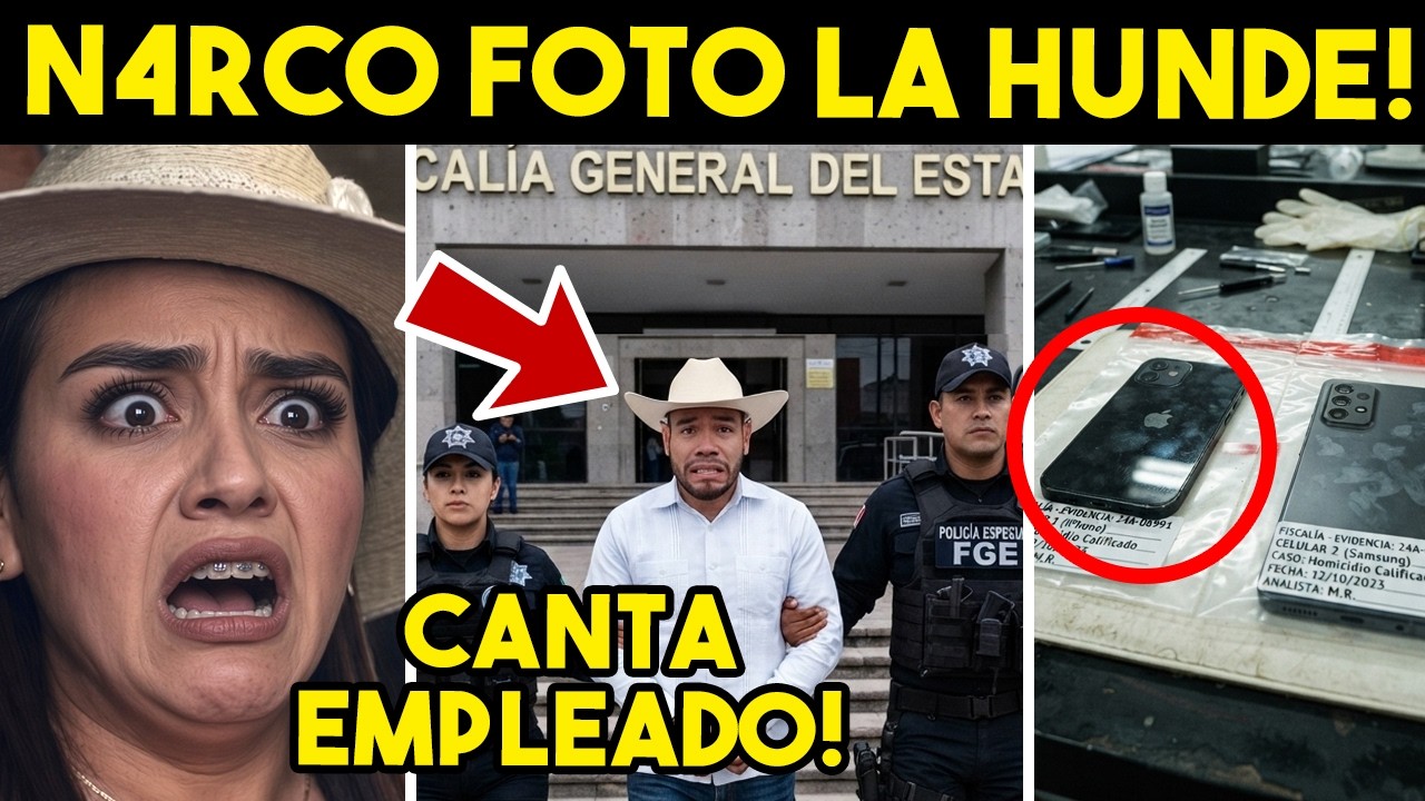 Revienta todo! CANTA EMPLEADO DE GRECIA QUIROZ, N4RC0 foto la acabó, le cae fiscalía