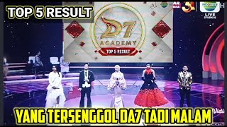 Download lagu YANG TERSENGGOL TOP 5 RESULT DANGDUT ACADEMY 7 TADI MALAM mp3