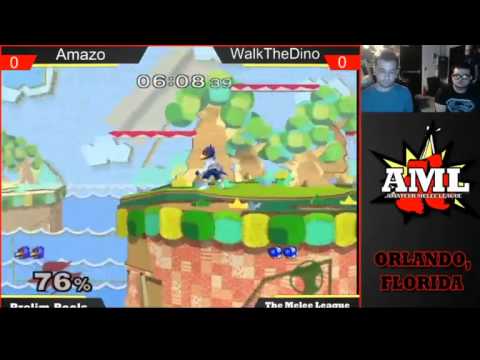 Amazo (Falco) vs WalkTheDinosaur (Yoshi) - AML Pools