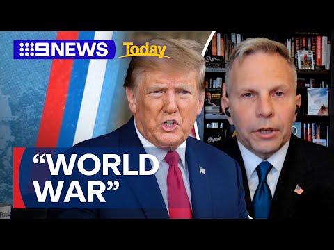 Why is Trump warning of 'World War III'? | 9 News Australia