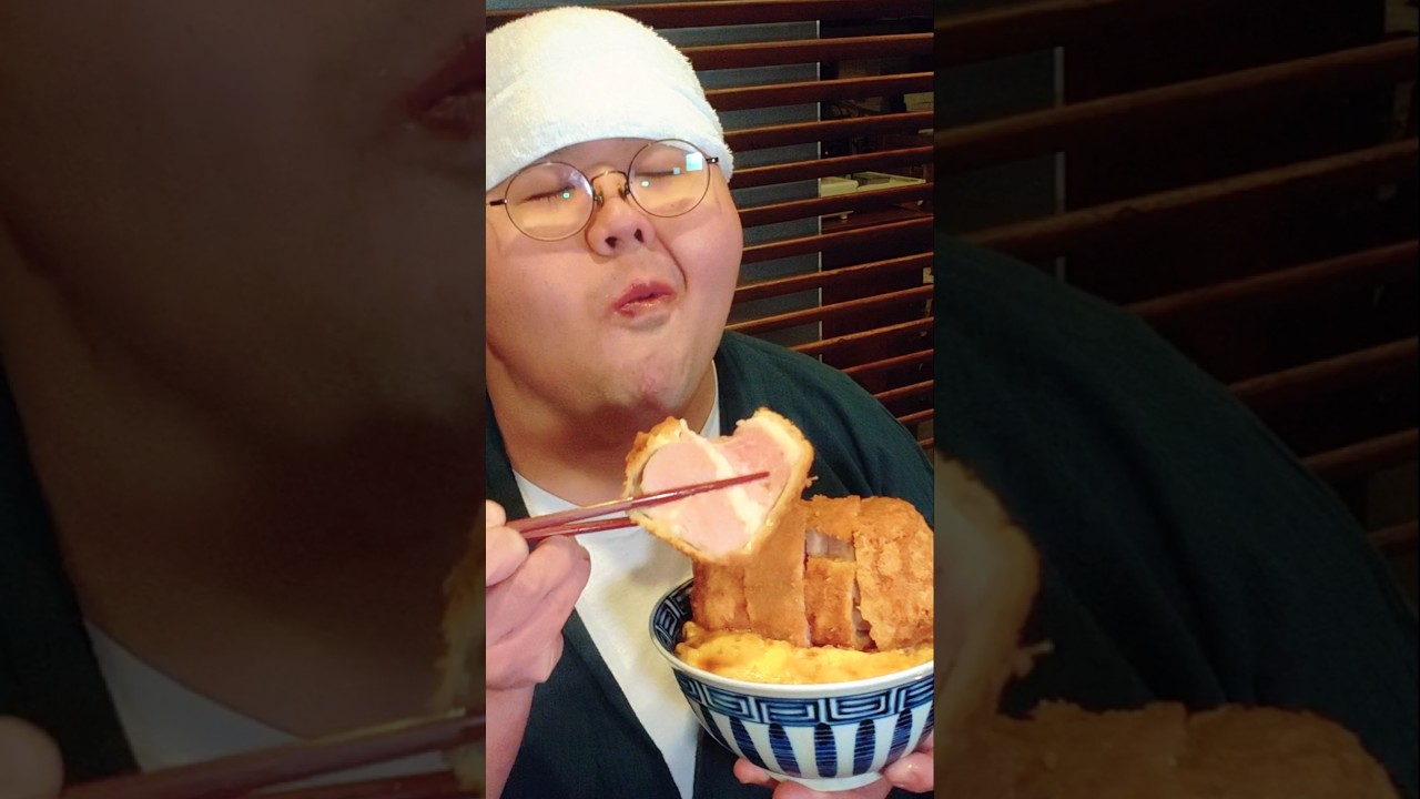 料理人が注文受けたらこんなもの『厚切りカツ丼』#飯テロ#shorts