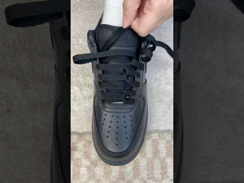 Air force 1 style lace tutorial (Best Way) #lace #tutorial