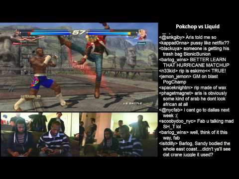 Tekken Tag Tournament 2 - Pokchop vs Liquid TRASHBAG MATCH!!
