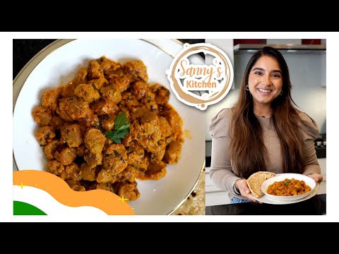 SOJA CHUNKS SABJI perfekt für Vegetarier!🤩 Proteinreicher Fleischersatz Sanny's Kitchen | Sanny Kaur