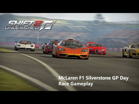 NFS Shift 2 Unleashed McLaren F1 Gameplay Elite mode British GP (Silverstone GP) (Surface Book 2)