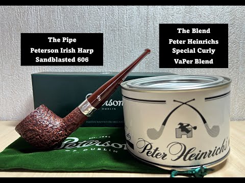 Peter Heinrichs Special Curly smoked on my new Peterson Irish Harp 606 | Most enjoyable blend & pipe
