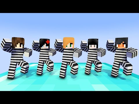 MONSTER SCHOOL : GANGNAM STYLE PRISON GIRLS - MINECRAFT ANIMATION