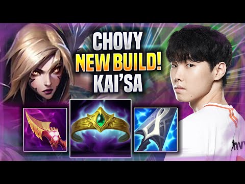 CHOVY TRIES NEW AP KAI'SA BUILD! - GEN Chovy Plays Kai'sa ADC vs Jhin! | Preseason 2022