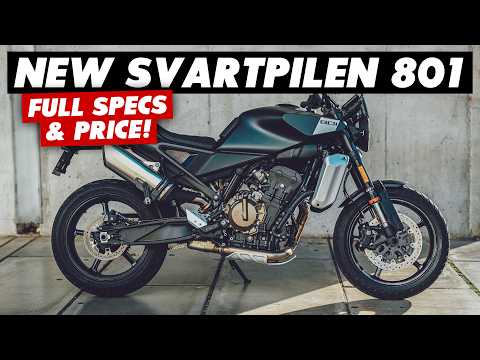 New 2024 Husqvarna Svartpilen 801 Full Specs & Price Announced!