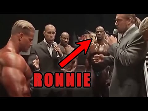 Jay Cutler And Ronnie Coleman Talking Shit To Each Other (Backstage)