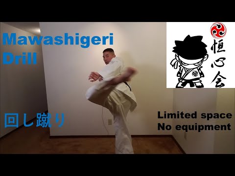 [Tips] 回し蹴り Mawashi Geri Drill [恒心会空手]