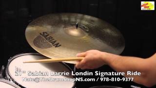 Video thumbnail for Sabian Larrie Londin Signature Ride 21'' - The Drum Shop North Shore by Nate Morrison Drums