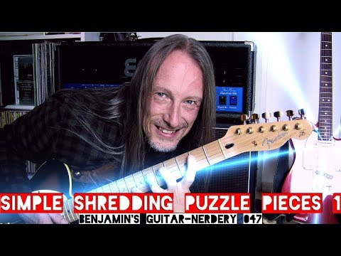 Simple Shredding Puzzle Pieces 1 ⚡ Guitar-Nerdery 047