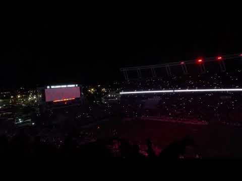 South Carolina vs Tennessee 4th quarter light show/ sandstorm 11-19-22