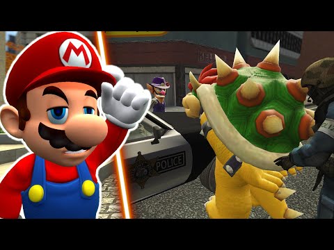 MARIO GOES TO THE RESCUE OF BOWSER - Garry's Mod (Loquendo)