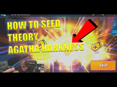 How to Seed Theory - AGATHA HARKNESS - Red Star Opening - Marvel Strike Force - MSF