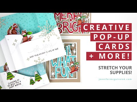 Creative Pop-Up Cards and More! [Stretch Your Supplies]