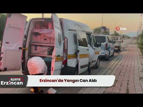 Erzincan'da Yangın Can Aldı