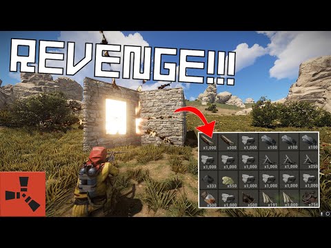 RUST SOLO - RAIDING MY DOOR CAMPING NEIGHBORS!